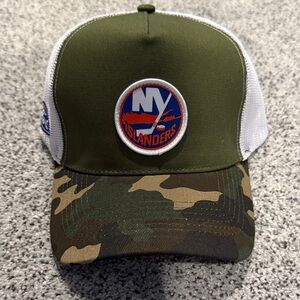 Ford Green and Camouflage Cap with White Mesh